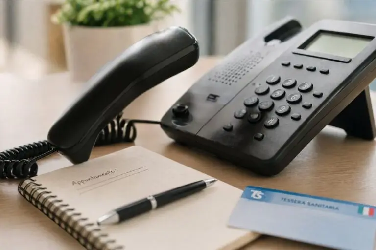 prenotazione visita diabetologica tramite telefono con agenda e tessera sanitaria